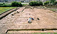 Area 2, looking S towards SW corner, at an early stage of excavation.