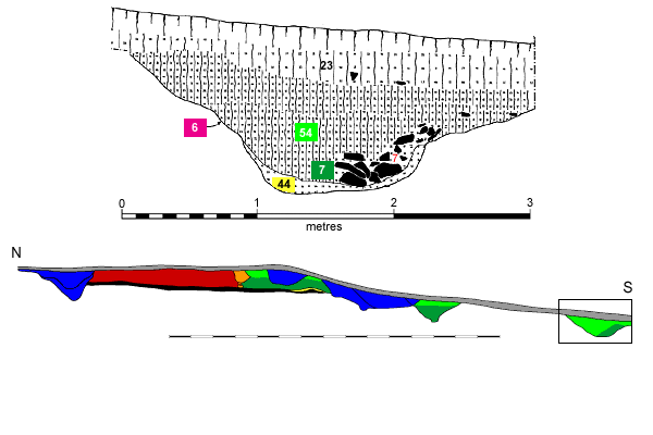 Central Saxon ditch