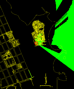 Viewshed analysis of the Roman-era temple in the Asklepieion