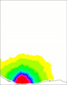 GIS output showing foraging