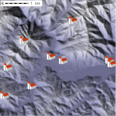 Detailed map of the study area