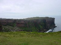 High cliffs near Rackwick, Hoy, Orkney.