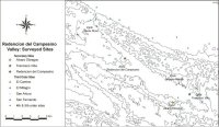 Sites surveyed at the Redencion del Campesino valley