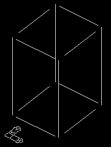 A wire frame model