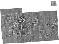 Fluxgate gradiometer survey of Ladder Settlement. (Area 6.87 hectares)