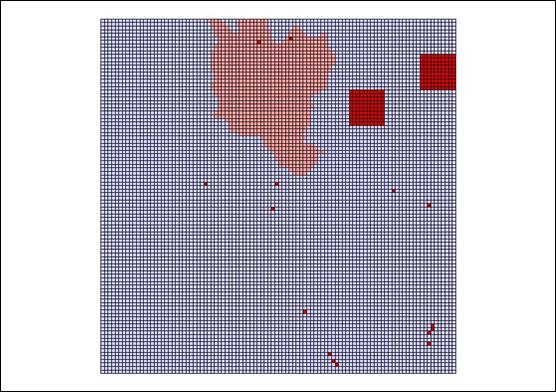 Figure 13: An example of the DCADIV4 mapping on a field which totals all the medieval ADIs. 