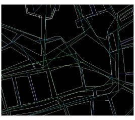 Axial Fewest Line Map Section