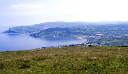 Figure 8: Carnlough beach, County Antrim; potentially one of the main sources of large pebble flint found in the Bann Valley and elsewhere in Ireland