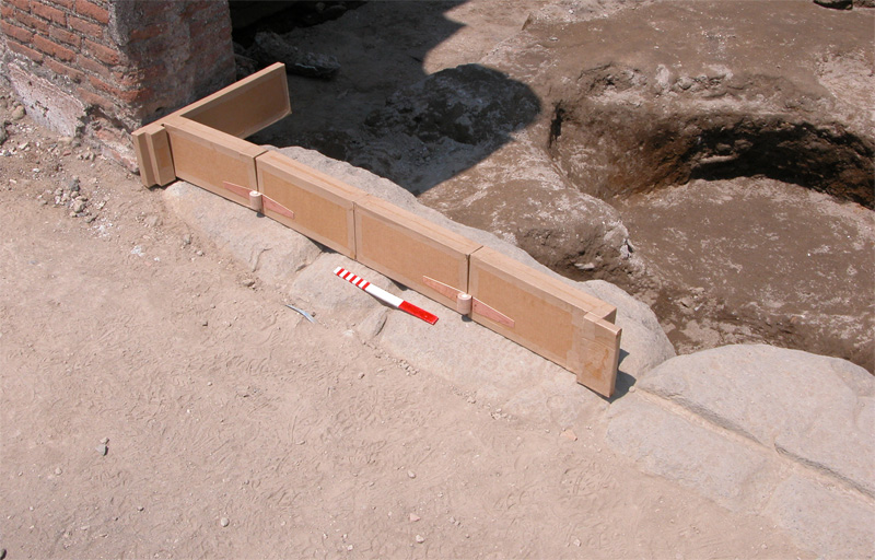 Cardboard model illustrating concertina door by more low tech methods