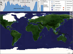 Ice sheets at 50,000BP