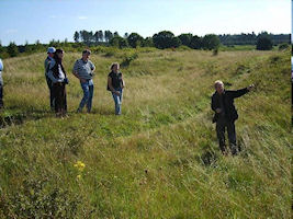 Figure 8: There was also a chance to explore the flint mines at Grimes Graves.