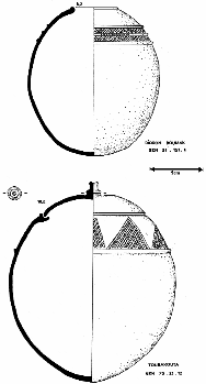 Jarres du delta du Saloum; Dioron Boumak; Toubakouta; Ech. 1/3