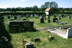 Site of the late Roman cemetery at Ancaster.