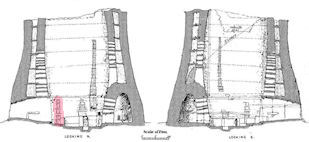 Small broch section showing area