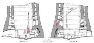 Small broch section showing area