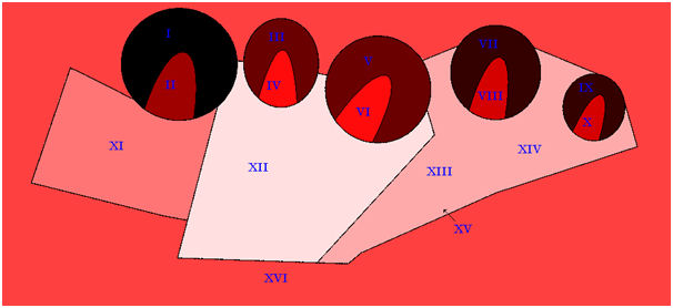 Group B5-B8: (b) RRA values.