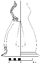 Illustration of sherds of
 an Impasto Holmos