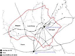 The territory of the civitas treverorum