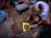 View of the excavation of trench 3