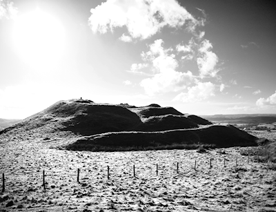 Pen y Bannau hillfort, near Strata Florida, Ceredigion