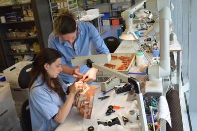 Restoration of a large ceramic bowl (Image: J. Pinceel, 2014 © BRPS).