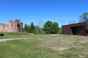 Vastseliina 'Pilgrim house' and Episcopal Castle ruins