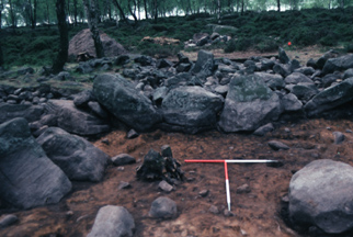 Image of the enclosure under excavation