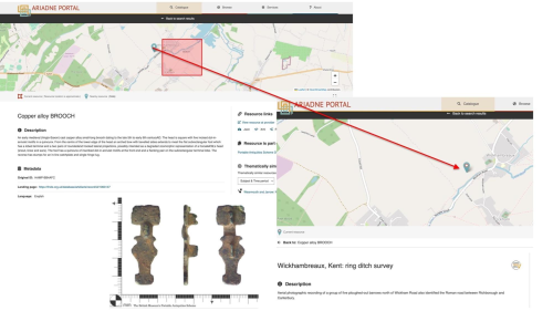 screenshort for an Anglo-Saxon copper-alloy brooch