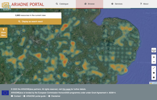 A map of central and Eastern England showing Mesolithic artefacts from the PAS (n=1772)