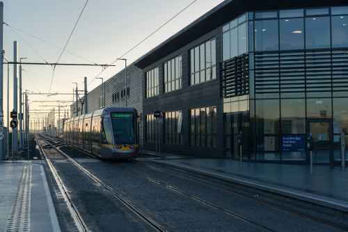 a train station