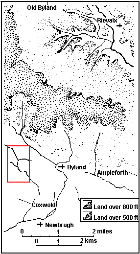 map of area - click on hotspot to zoom in to study area