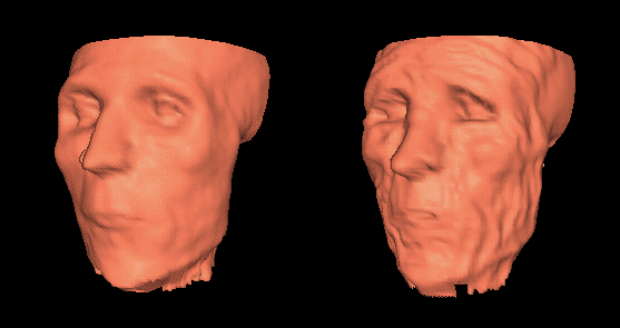 'young' to 'old' reconstruction