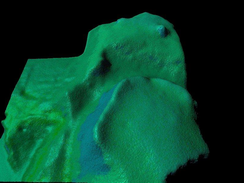 Topographic survey of Symon's Castle - view from S