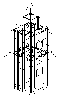 Wire frame CAD model of tower