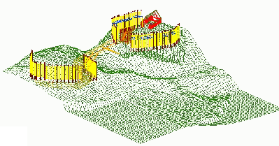 Wire frame CAD model