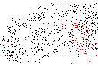 CAD plot - nails in area of tower