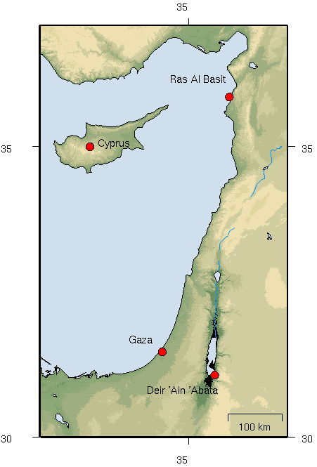 map of region