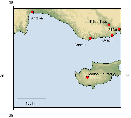 map of region